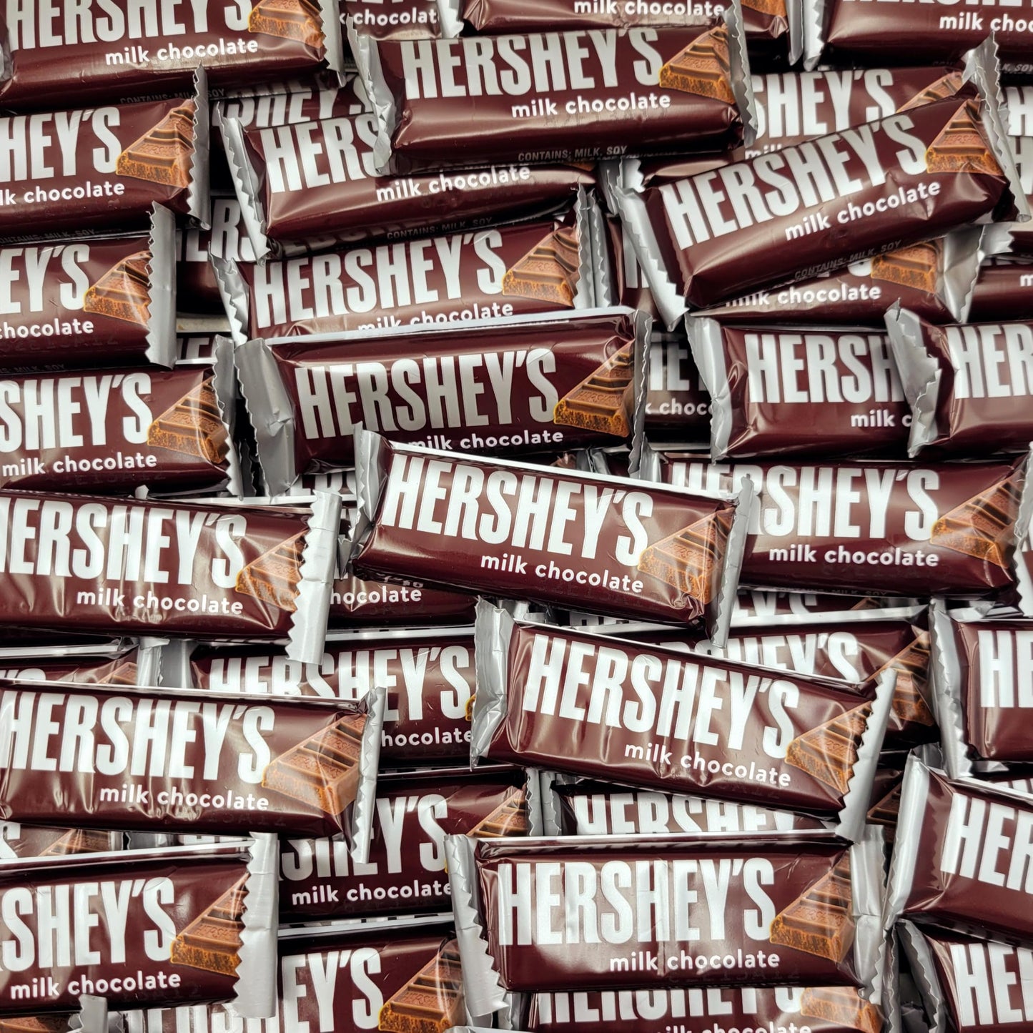 Hershey Milk Chocolate Bars Bulk Candy - 65 Individually Wrapped Chocolate Bars