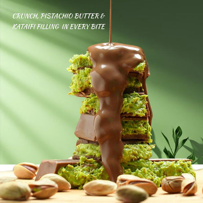VIRAL Dubai Chocolate Bar – Cocoa Pistachio Kunafa