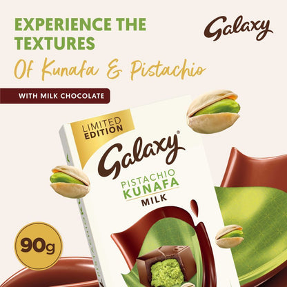 Galaxy Pistachio Kunafa Dark Chocolate 90g