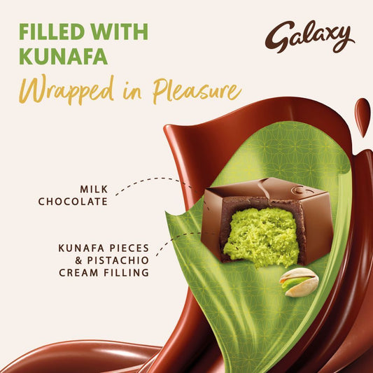 Galaxy Pistachio Kunafa Dark Chocolate 90g