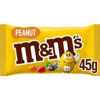 M&M's Peanut Chocolate Packets, 1 Box - 24 X 45G