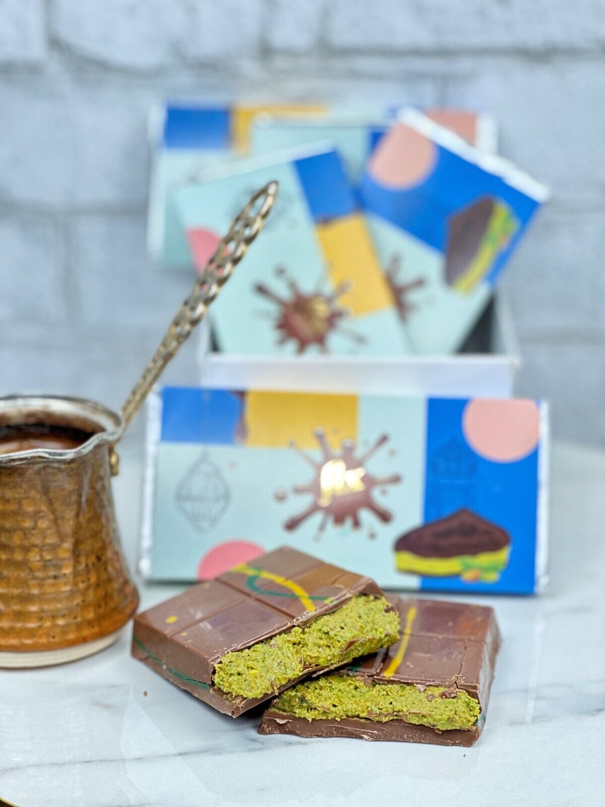 FIX DUBAI CHOCOLATE 200g Milk Chocolate with Rich Filling, Delightful Texture