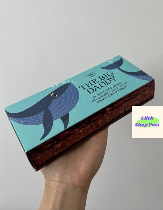 The Big Daddy Duo Giant Chunky Peanut Butter, Roasted Peanut & Caramel Chocolate Bars