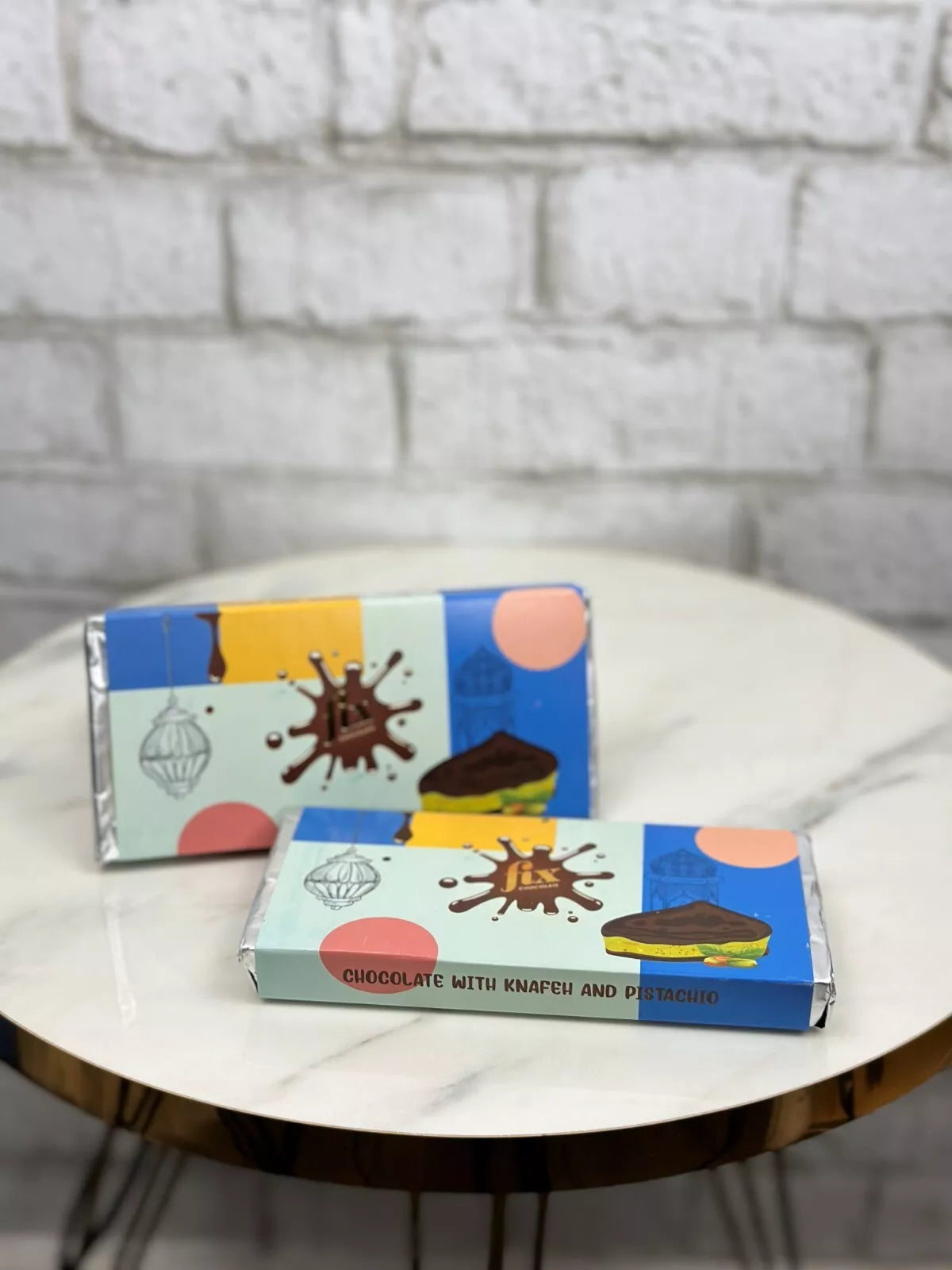 FIX DUBAI CHOCOLATE 200g Milk Chocolate with Rich Filling, Delightful Texture